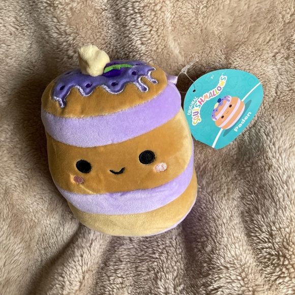Squishmallows Other 5 Paden Blueberry Pancake Squishmallow Poshmark
